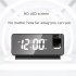 Led Digital Projection Alarm Clock Table Electronic Alarm Clock With 180 Degrees Time Projector Bedroom Bedside Clock White colorful light