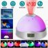 Led Digital Projector Alarm Clock 7 Color Changes Time Display Easy To Set Multi color Night Light Clock Projector Alarm Clock