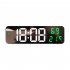 Led Digital Wall Clock Large Screen Wall mounted Time Temperature Humidity Display Electronic Alarm Clock red