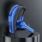 Led Display Wireless X13 Bluetooth  Earphones Car Sports Hanging Ear Type Long Standby Time Noise Cancelling Headset X13 blue