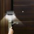 Led Door Lock Light 60 Degrees Infrared Human Body Sensor Night Lamp For Stairs Warehouse Wardrobe silver