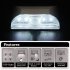 Led Door Lock Light 60 Degrees Infrared Human Body Sensor Night Lamp For Stairs Warehouse Wardrobe silver