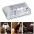 Led Door Lock Light 60 Degrees Infrared Human Body Sensor Night Lamp For Stairs Warehouse Wardrobe silver
