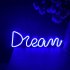 Led Dream Shape Neon Lamp Usb Charging Birthday Wedding Holiday Supply For Living Room Wall Decoration blue