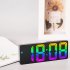Led Electronic Bedroom Alarm Clock 12 24 Hours Adjustable Brightness Desk Clock White Shell Type D
