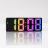 Led Electronic Bedroom Alarm Clock 12 24 Hours Adjustable Brightness Desk Clock Black Shell Type D