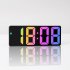 Led Electronic Bedroom Alarm Clock 12 24 Hours Adjustable Brightness Desk Clock White Shell Type D