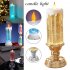 Led Electronic Candle Light Multiple Modes Colorful Romantic Luminous Flameless Night Light for Home Decor Blue