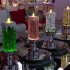 Led Electronic Candle Light Multiple Modes Colorful Romantic Luminous Flameless Night Light for Home Decor Silver