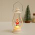 Led Fairy Tale Wind Lantern Portable Retro Santa Snowman Electronic Candle Lamp for Christmas Decorations backpack santa