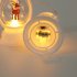 Led Fairy Tale Wind Lantern Portable Retro Santa Snowman Electronic Candle Lamp for Christmas Decorations backpack santa