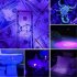 Led  Flashlight Magnified Ultraviolet Beam Animal Urine Stains Testing Purple Light Lamp Flashlight 395 purple light