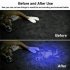 Led  Flashlight Magnified Ultraviolet Beam Animal Urine Stains Testing Purple Light Lamp Flashlight 395 purple light
