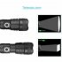 Led  Flashlight  Super Bright P50 4 core Ipx 6 Waterproof Torch With Battery Capacity Display  Zoomable  For Adventure Camping Flashlight 26650 battery