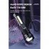 Led Flashlights Usb Rechargeable Outdoor Lighting Cob Work Light Emergency Spotlights with Tail Rope GT10