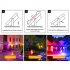 Led Floodlight With Remote Control Outdoor Colorful Rgb Flood Light Spotlight Landscape Lighting Lamp   Eu Plug  