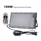 Led Floodlight Outdoor Colorful RGB Landscape Lighting Lamp with RC EU Plug 