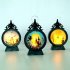 Led Halloween Lamp Retro Bell shaped Lantern Electronic Candle Light Festival Decoration Ornament full screen pumpkin