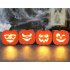 Led Halloween Pumpkin Lantern Wooden Ornaments Hanging Horror Props Perfect Gifts For Halloween Decor D