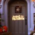 Led Halloween Window Lights With Hooks Battery Powered Indoor Window Hanging Lights For Halloween Window Decor  32 x 13 x 0 8cm  4 5v    Warm White   