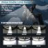 Led Headlamp 6 Modes Adjustable Angle 2000mah Rechargeable Lithium Battery Headlight Work Light W678 2COB Ring Headlight