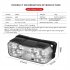 Led Headlamp Built in 1000 Ma Battery Type c Rechargeable Super Bright Adjustable Strong Light Tent Light black