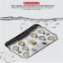 Led Headlamp Built in 1000 Ma Battery Type c Rechargeable Super Bright Adjustable Strong Light Tent Light black