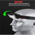 Led Headlamp Built in 1000 Ma Battery Type c Rechargeable Super Bright Adjustable Strong Light Tent Light black