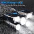 Led Headlamp Usb Rechargeable High Brightness Adjustable Angle Head Torch Work Lamp Flashlight