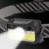 Led Headlight 180 Degree 6 Mode Type C Usb Charging Head mounted Flashlight With Indicator Light G27 headlight   USB cable
