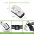 Led Headlight 500 Lumen Waterproof Usb Rechargeable Motion Sensor Running Fishing Headlamp with Infrared Sensor Orange