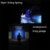 Led Headlight Rechargeable Super Bright Head mounted Clip On Cap Light Torch For Night Fishing Camping black