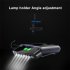 Led Headlight Rechargeable Super Bright Head mounted Clip On Cap Light Torch For Night Fishing Camping black