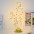 Led Hollow Decorative Lamps Ornament Night Light for Christmas Day Decoration Cactus Shape