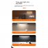 Led Infrared Wireless Night Light 3 Levels Adjustable Usb Rechargeable Eye Protection Remote Control Flashlight 297mm