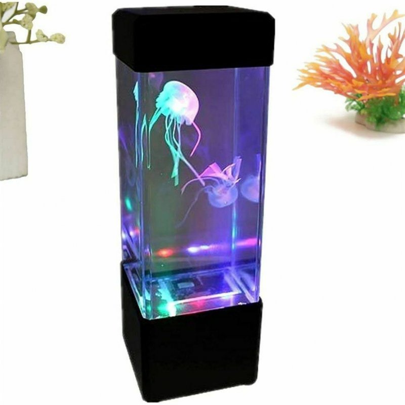 Led Jellyfish Night Light Aquarium Fish Trunk Multi-colored Decorative Lamp Great Gift jellyfish