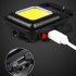 Led Keychain Light Portable Emergency Work Light Multifunctional Flashlight for Bottle Opener Camping Fishing Black