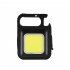 Led Keychain Light Portable Emergency Work Light Multifunctional Flashlight for Bottle Opener Camping Fishing Black