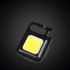 Led Keychain Light Portable Emergency Work Light Multifunctional Flashlight for Bottle Opener Camping Fishing Black