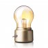 Led Light Bulb Retro Usb Rechargeable High Brightness Energy Saving Night Light Bedside Table Lamp gold