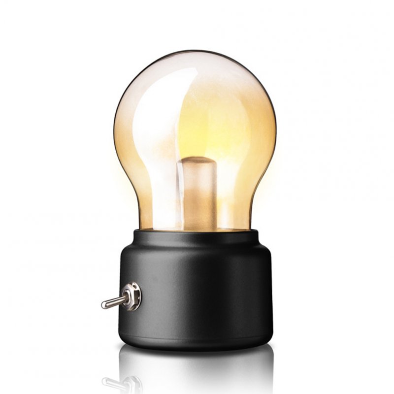 Led Light Bulb Retro USB Rechargeable High Brightness Energy Saving Night Light
