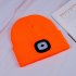 Led Light Knitted Hat With 3 Adjustable Brightness  USB Charging Port Warm Knit Beanie Hat  Round Top Rechargeable Headlamp Beanie For Men   Women  Teens bright