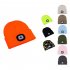 Led Light Knitted Hat With 3 Adjustable Brightness  USB Charging Port Warm Knit Beanie Hat  Round Top Rechargeable Headlamp Beanie For Men   Women  Teens sky bl