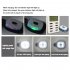 Led Light Knitted Hat With 3 Adjustable Brightness  USB Charging Port Warm Knit Beanie Hat  Round Top Rechargeable Headlamp Beanie For Men   Women  Teens sky bl