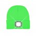 Led Light Knitted Hat With 3 Adjustable Brightness  USB Charging Port Warm Knit Beanie Hat  Round Top Rechargeable Headlamp Beanie For Men   Women  Teens sky bl