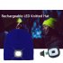 Led Light Knitted Hat With 3 Adjustable Brightness  USB Charging Port Warm Knit Beanie Hat  Round Top Rechargeable Headlamp Beanie For Men   Women  Teens sky bl