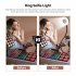 Led Light Ring for Selfie Lamp Ring Lamp Photography Lighting for Youtube Holder Camera Phone Clip Studio black 4 inches