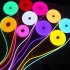 Led Light Strip 5m 2835 Low Voltage 12v Waterproof Silicone Flexible Neon Light Strip Outdoor Advertising Decoration Warm White