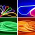 Led Light Strip 5m 2835 Low Voltage 12v Waterproof Silicone Flexible Neon Light Strip Outdoor Advertising Decoration Warm White
