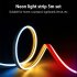 Led Light Strip 5m 2835 Low Voltage 12v Waterproof Silicone Flexible Neon Light Strip Outdoor Advertising Decoration Warm White
